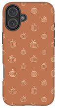 Load image into Gallery viewer, Dark Orange Pumpkin Pattern - Phone Case