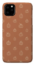 Load image into Gallery viewer, Dark Orange Pumpkin Pattern - Phone Case