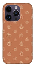 Load image into Gallery viewer, Dark Orange Pumpkin Pattern - Phone Case