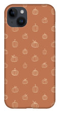 Load image into Gallery viewer, Dark Orange Pumpkin Pattern - Phone Case