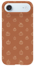 Load image into Gallery viewer, Dark Orange Pumpkin Pattern - Phone Case