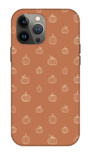 Load image into Gallery viewer, Dark Orange Pumpkin Pattern - Phone Case