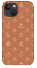Load image into Gallery viewer, Dark Orange Pumpkin Pattern - Phone Case