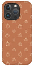Load image into Gallery viewer, Dark Orange Pumpkin Pattern - Phone Case