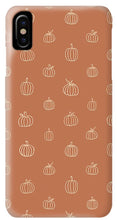 Load image into Gallery viewer, Dark Orange Pumpkin Pattern - Phone Case