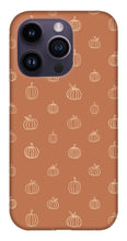 Load image into Gallery viewer, Dark Orange Pumpkin Pattern - Phone Case