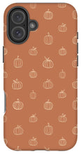 Load image into Gallery viewer, Dark Orange Pumpkin Pattern - Phone Case