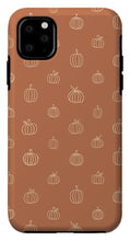 Load image into Gallery viewer, Dark Orange Pumpkin Pattern - Phone Case