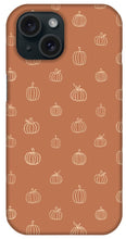 Load image into Gallery viewer, Dark Orange Pumpkin Pattern - Phone Case