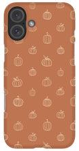 Load image into Gallery viewer, Dark Orange Pumpkin Pattern - Phone Case