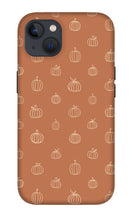 Load image into Gallery viewer, Dark Orange Pumpkin Pattern - Phone Case