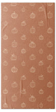 Load image into Gallery viewer, Dark Orange Pumpkin Pattern - Beach Towel
