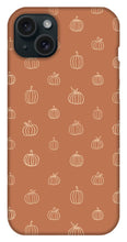 Load image into Gallery viewer, Dark Orange Pumpkin Pattern - Phone Case