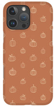 Load image into Gallery viewer, Dark Orange Pumpkin Pattern - Phone Case