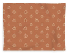 Load image into Gallery viewer, Dark Orange Pumpkin Pattern - Blanket