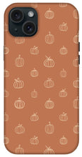 Load image into Gallery viewer, Dark Orange Pumpkin Pattern - Phone Case