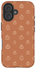 Load image into Gallery viewer, Dark Orange Pumpkin Pattern - Phone Case