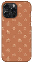 Load image into Gallery viewer, Dark Orange Pumpkin Pattern - Phone Case
