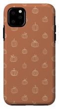 Load image into Gallery viewer, Dark Orange Pumpkin Pattern - Phone Case
