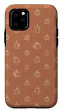Load image into Gallery viewer, Dark Orange Pumpkin Pattern - Phone Case