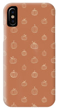 Load image into Gallery viewer, Dark Orange Pumpkin Pattern - Phone Case