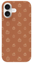 Load image into Gallery viewer, Dark Orange Pumpkin Pattern - Phone Case