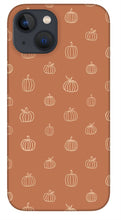 Load image into Gallery viewer, Dark Orange Pumpkin Pattern - Phone Case