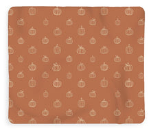 Load image into Gallery viewer, Dark Orange Pumpkin Pattern - Blanket