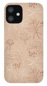 Desert Leaf Pattern - Phone Case