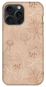 Desert Leaf Pattern - Phone Case