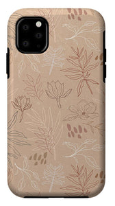 Desert Leaf Pattern - Phone Case