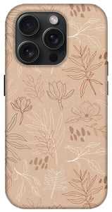 Desert Leaf Pattern - Phone Case