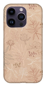 Desert Leaf Pattern - Phone Case