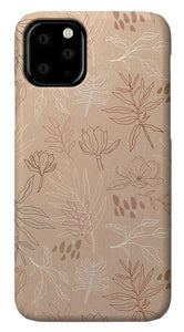 Desert Leaf Pattern - Phone Case