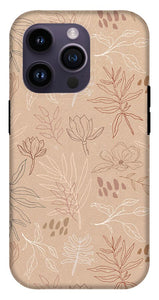 Desert Leaf Pattern - Phone Case