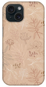 Desert Leaf Pattern - Phone Case