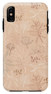 Desert Leaf Pattern - Phone Case
