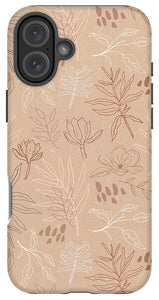 Desert Leaf Pattern - Phone Case