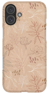 Desert Leaf Pattern - Phone Case