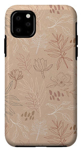 Desert Leaf Pattern - Phone Case
