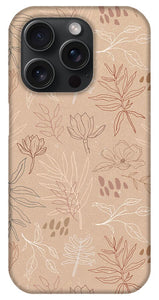 Desert Leaf Pattern - Phone Case
