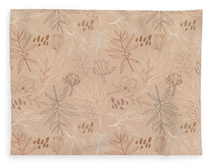 Desert Leaf Pattern - Blanket
