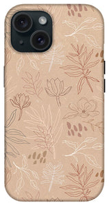 Desert Leaf Pattern - Phone Case