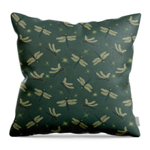 Load image into Gallery viewer, Dragonfly Pattern - Throw Pillow