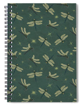 Load image into Gallery viewer, Dragonfly Pattern - Spiral Notebook