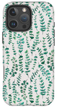 Load image into Gallery viewer, Eucalyptus Watercolor Pattern - Phone Case