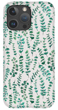Load image into Gallery viewer, Eucalyptus Watercolor Pattern - Phone Case
