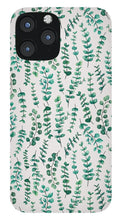 Load image into Gallery viewer, Eucalyptus Watercolor Pattern - Phone Case