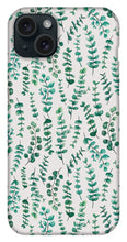 Load image into Gallery viewer, Eucalyptus Watercolor Pattern - Phone Case