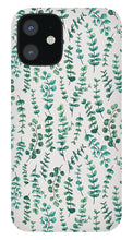 Load image into Gallery viewer, Eucalyptus Watercolor Pattern - Phone Case